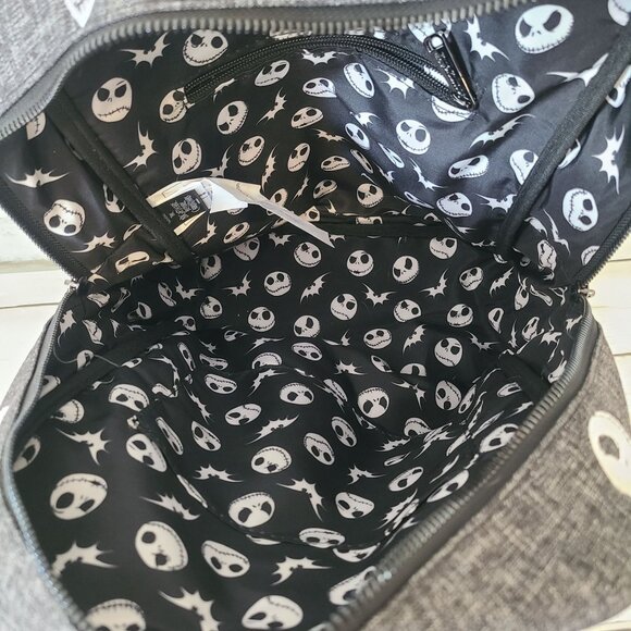Disney Loungefly Nightmare Before Christmas Embroidered Backpack Halloween - Picture 8 of 9